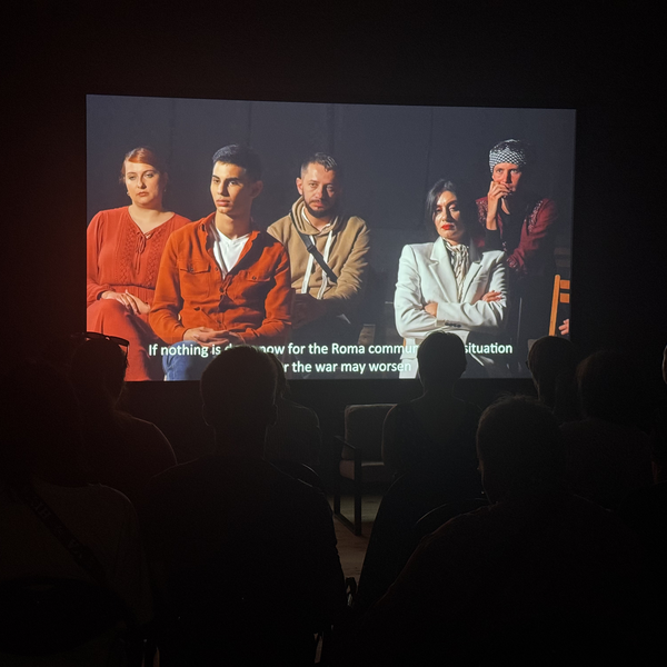A screening of the recorded documentary play Voices That Have Names took
