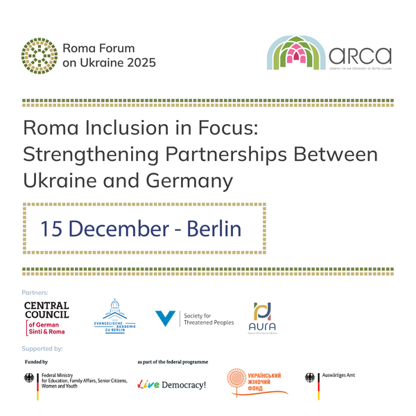 Roma Inclusion in Focus – Strengthening Partnerships Between Ukraine and Germany